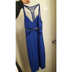 BEBE Blue Bodycon Dress